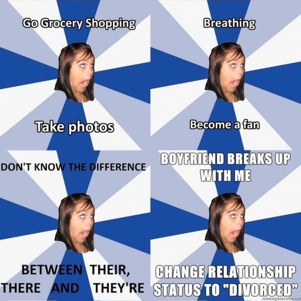 Irritating Facebook Girl