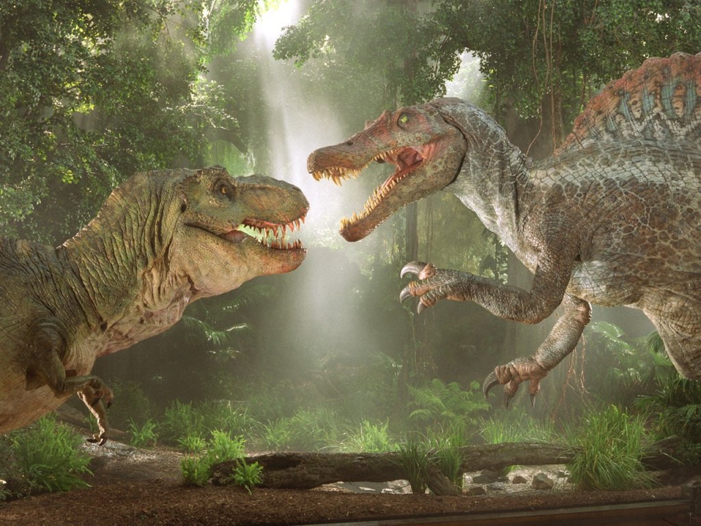 Jurassic Park 3 Spinosaurus Vs Tyrannosaurus