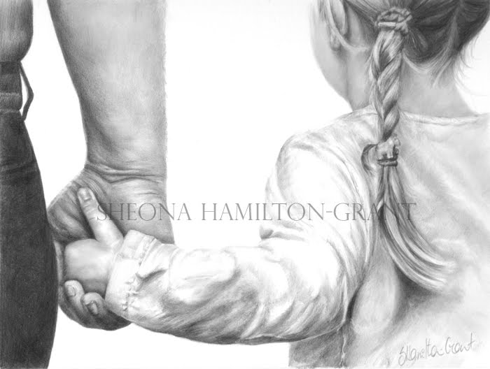 Pencil Drawings Of People Holding Hands