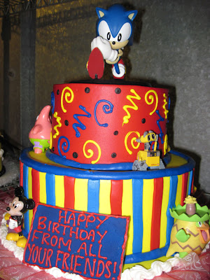 Sonic The Hedgehog Cake Decorations