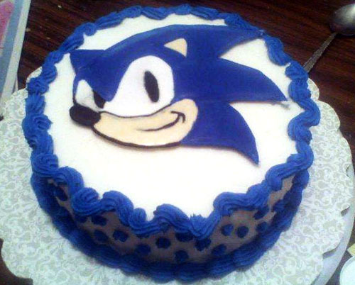 Sonic The Hedgehog Cake Decorations