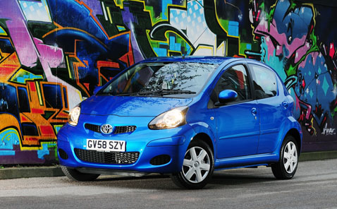 Toyota Aygo Blue 2010